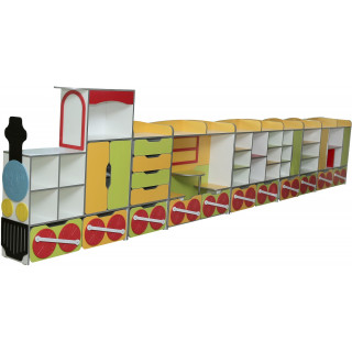Стенка для игрушек "Сказочный экспресс"