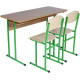 Set mobilier scolar dublu