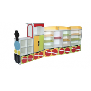 Стенка для игрушек "Сказочный экспресс"