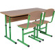 Set mobilier scolar dublu 