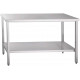 Masa industriala cu un raft, de 600 mm latime