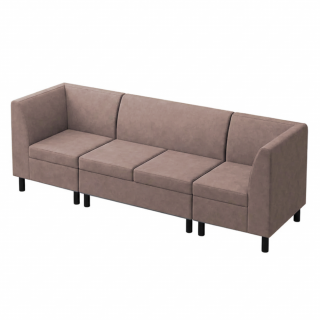 Set de canapele de birou NINA (textil)
