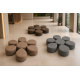 Set de pufuri  "Floare"