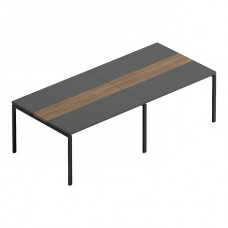 Стол для конференций на металлическом каркасе