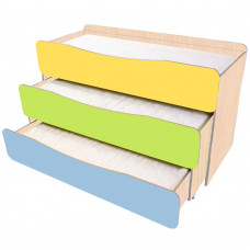 Кровать детская трехъярусная