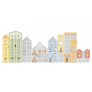 Set de dulapuri „Orașul vechi” cu imprimare foto