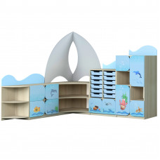 Set de mobila “Aventuri maritime” elementele №1,2,3,4,5.
