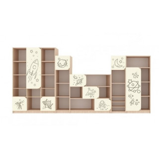 Set de mobila“Cosmos” cu imprimare foto sectiile 1,2,4,5,6