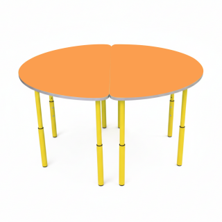 Комплект полукруглых столов