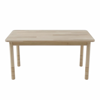 Стол детский прямоугольный из натурального дерева