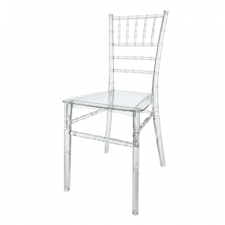 Scaun pentru cantina TIFFANY transparent