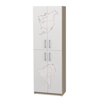 Dulap cu patru uși cu imprimare foto