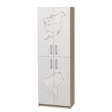 Dulap cu patru uși cu imprimare foto