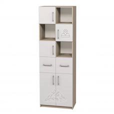 Dulap combinat cu cinci uși cu imprimare foto