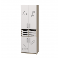 Шкаф затворен с чекмеджета