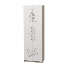  Затворен шкаф с 4 врати с фотопечат