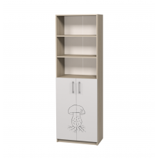 Полузатворен шкаф с фотопечат