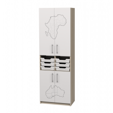 Шкаф затворен с чекмеджета