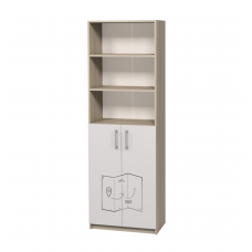 Полузатворен шкаф с фотопечат