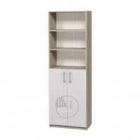 Полузатворен шкаф с фотопечат