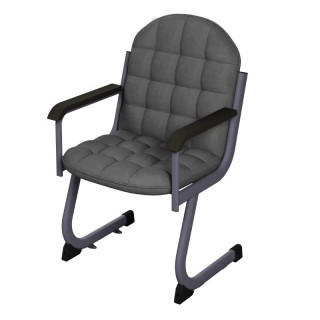 Кресло для актового зала мягкое 1-местное