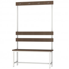 Скамейка с вешалкой 