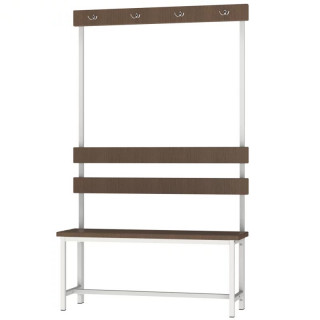 Скамейка с вешалкой 