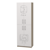 Dulap cu patru uși cu imprimare foto