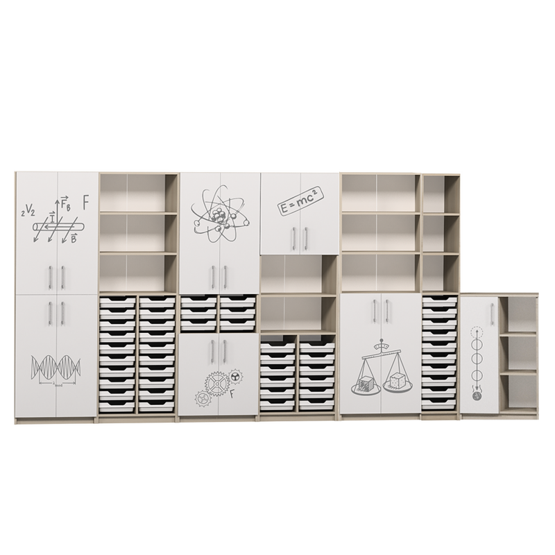 Set de dulapuri pentru cabinetul de fizică