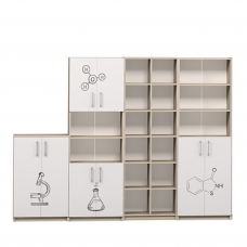 Set de dulapuri pentru cabinetul de chimie