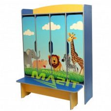 Dulap vestiar "Safari" cu banca