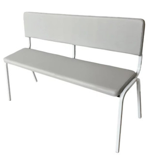 Скамья полумягкая со спинкой