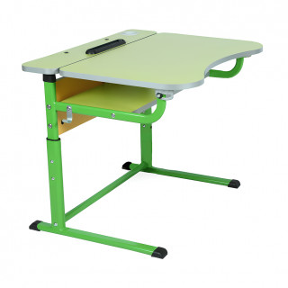 Парта-трансформер одноместная на плоскоовальном каркасе