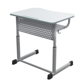 Парта одноместная с перфарированным экраном