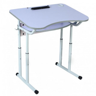 Парта-трансформер одноместная на круглом каркасе