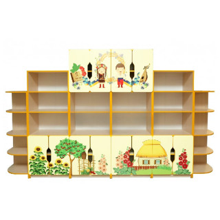 Комплект шкафов для кабинета “Народные традиции”