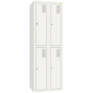 Шкаф одежный двухсекционный (4 отделения)