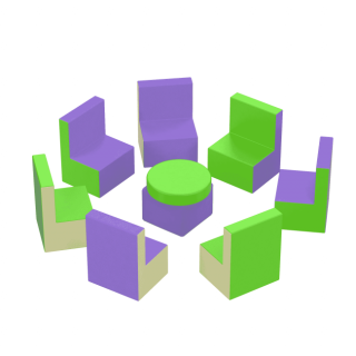 Набор мягкой мебели «Мир Друзей»