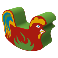 Balansoar pentru copii "Cocoș"